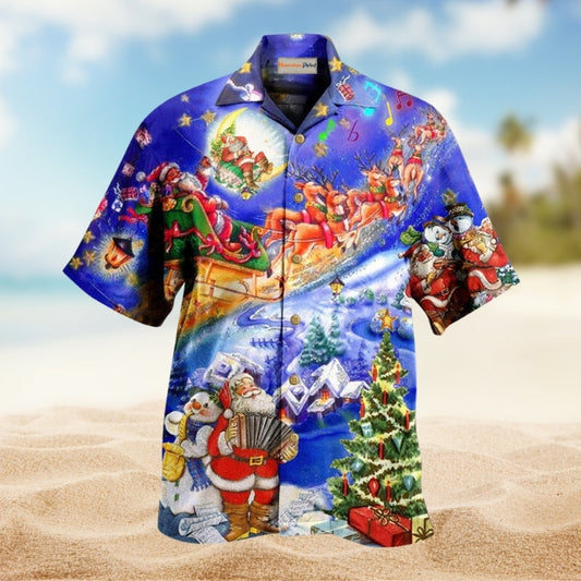 Beach Salt Air Sand Hair Cold Drinks Pair Hawaiian Shirt Detailed Pattern View For Beach Days