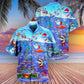 Christmas Shark Santa Bringing Ocean Gifts Hawaiian Shirt For Summer Events And Casual Outdoor Wear