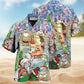 Santa Tattoo Christmas Hawaiian Shirt For Christmas Gatherings, Resort Trips, And Cheerful Seasonal Style