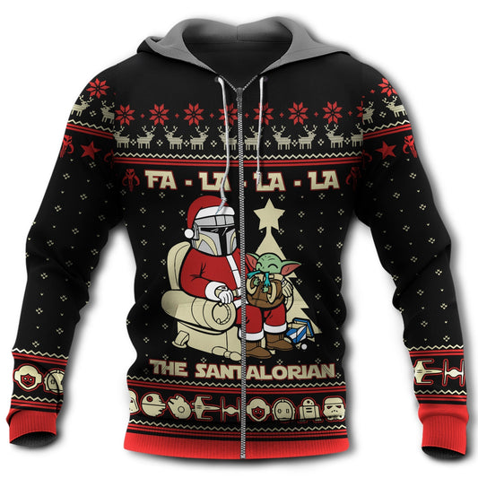 Holiday Space Warrior Santa Parody Hoodie For Seasonal Parties Casual Wear And Thoughtful Holiday Gifts