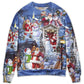 Santa And Snowman Happy Holiday Sweater For Holiday Parties Family Gatherings And Seasonal Gift Giving
