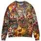 Santa Christmas Happy Holiday Season Sweater For Festive Parties Family Photos And Comfortable Seasonal Wear