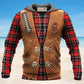 Santa Cowboy Christmas Hoodie For Christmas Gatherings Outdoor Trips And Relaxed Seasonal Style