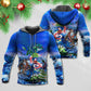 Santa Riding Dragon Christmas Hoodie For Festive Celebrations Seasonal Trips And Relaxed Winter Wear