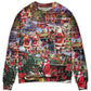 Santa Snow Village Spirit Of Giving Sweater For Festive Family Events Casual Wear And Holiday Gift Giving