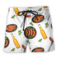 Food Beer Beach Shorts For Oceanfront Escapes And Versatile Outdoor Wear