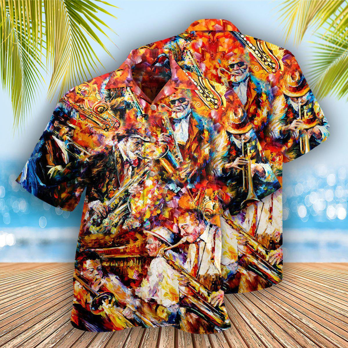 Saxophone Music Hawaiian Shirt For Beach Parties And Weekend Getaways