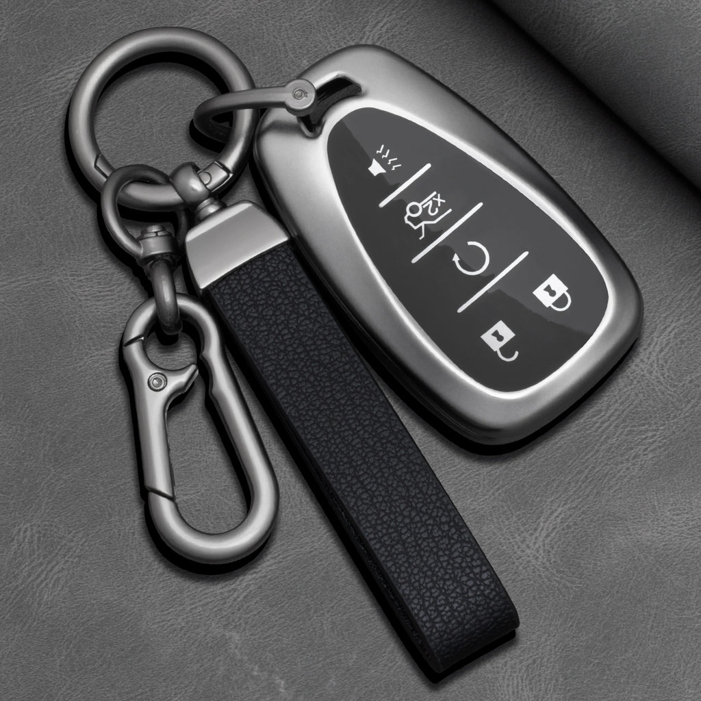 TPU Car Key Fob Cover for Chevrolet Onix, Bolt EV, Equinox, Cruze, Malibu, Camaro & Volt – 2023 – 5 Buttons