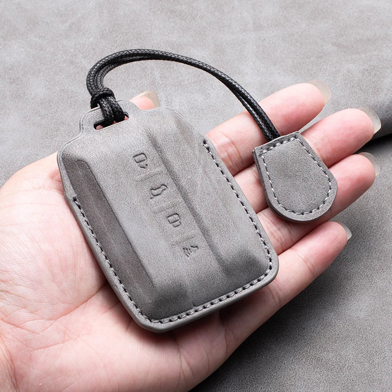 Leather Remote Key Fob Case Compatible with TANK 300, 500