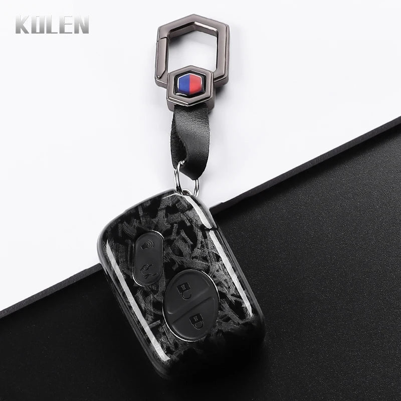 Car Key Cover Compatible with Lexus GS430 ES350 GS350 LX570 IS350 RX350 IS250 – Carbon Fiber Style