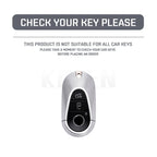 Car Key Cover Compatible with Mercedes-Benz C E S Class GLC GLB CLA CLS W223 W214 W206 X254 S400 S450 S480 – Carbon Fiber Style