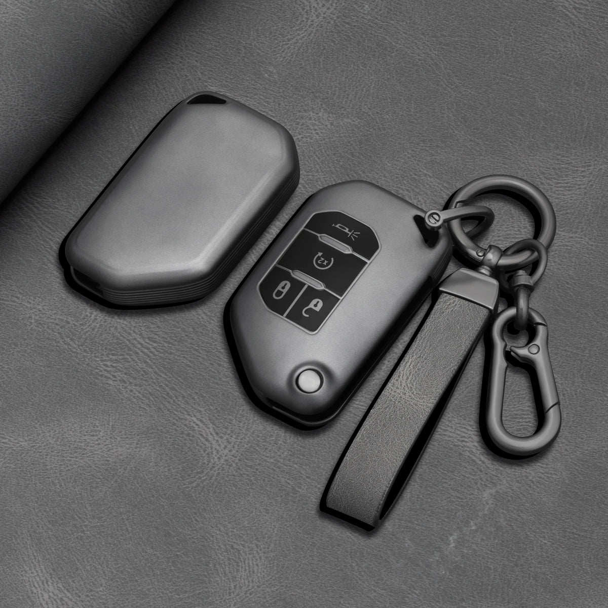 TPU Car Key Fob Cover for Jeep Wrangler JL/TJ & Gladiator JT – 2018–2019