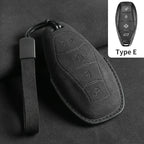 Suede Smart Remote Key Fob Cover Compatible with Hongqi HS5, H5, H6, H9, EH7, HS7, H7, L5, HS3, L9, HQ9