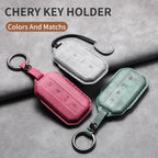 Leather Remote Key Fob Cover Compatible with Chery Jaecoo J7, J5, 2025, 2026