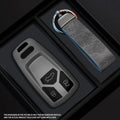 Black Warrior-Style TPU Car Key Fob Cover for Audi A4 B9, A5, A6, Q5, Q7, S4, S5, S7, TT, TTS, TFSI & RS – 8S, 8W, 4M
