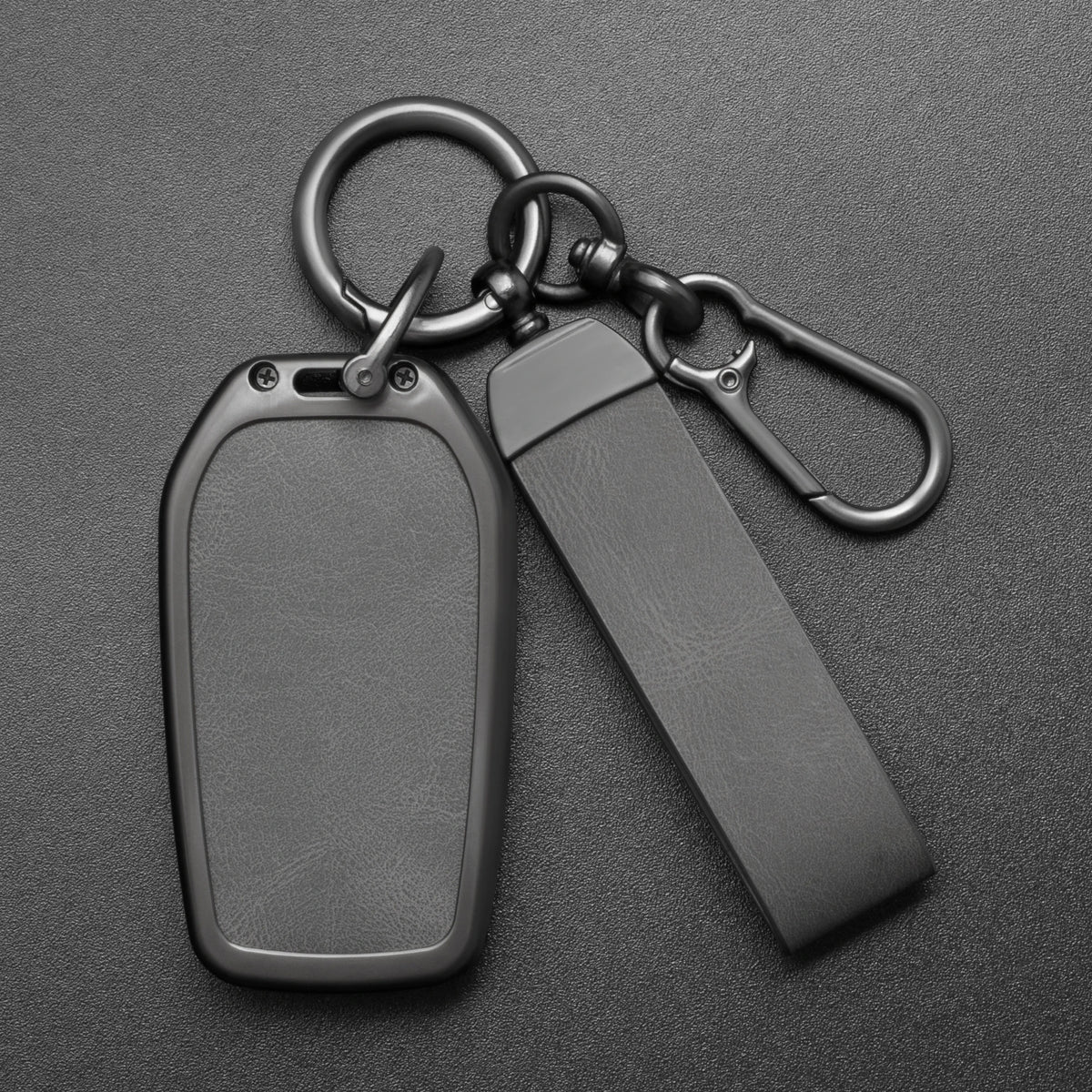 Alloy-Style Car Key Fob Cover for Toyota C-HR, Hilux, Fortuner, Land Cruiser 200, Camry, Corolla, Crown & RAV4