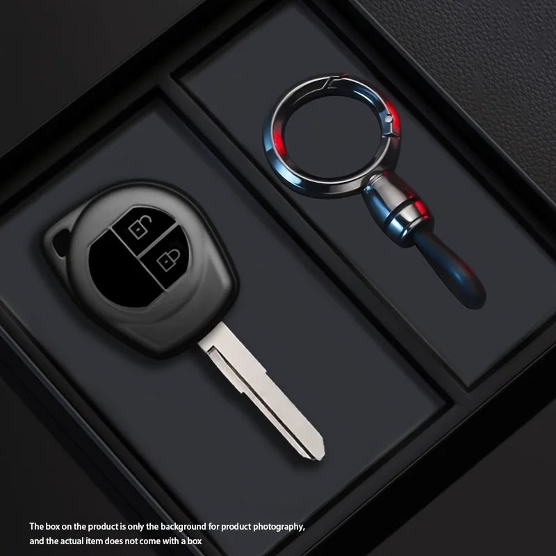 Black Warrior-Style TPU Car Key Fob Cover for Suzuki Swift, Ignis, Vitara, Liana, Ciaz & Baleno