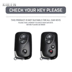 Car Key Cover Compatible with Lexus GS430 ES350 GS350 LX570 IS350 RX350 IS250 – Carbon Fiber Style