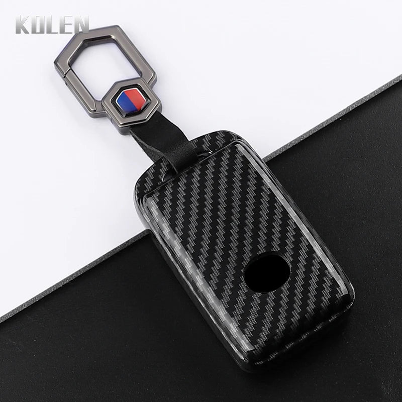 Car Key Cover Compatible with Mazda 3 Axela CX30 CX-4 CX5 CX-5 CX8 CX-8 CX-30 CX9 CX-9 – Carbon Fiber Style