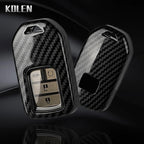 Car Key Cover Compatible with Honda City Turbo Crider XRV 10th Civic Accord – Carbon Fiber Style