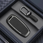 Alloy Style Car Key Case Cover Shell Fob for Audi A3 A4 B9 A6 A7 4K A8 E-tron Q5 Q8 C8 D5 SQ8 Protector Shell Fob Accessories