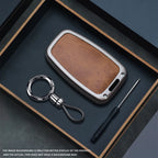 Zinc Alloy Car Key Fob Cover for Toyota C-HR, Hilux, Fortuner, Land Cruiser 200, Camry, Corolla, Crown, RAV4 & Highland