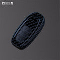 Car Key Cover Compatible with Audi A1 A3 8P A4 B9 A5 A6 C7 8S 8W A7 A8 Q3 Q5 Q7 4M S4 S5 S6 S7 S8 RS3 RS6 SQ5 TTS TFSI – Carbon Fiber Style