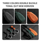 Suede Car Key Cover Compatible with Chevrolet Cruze, Spark, Sonic, Camaro, Volt, Bolt, Trax, Malibu, Onix, Equinox, Orlando, Blazer, Traverse