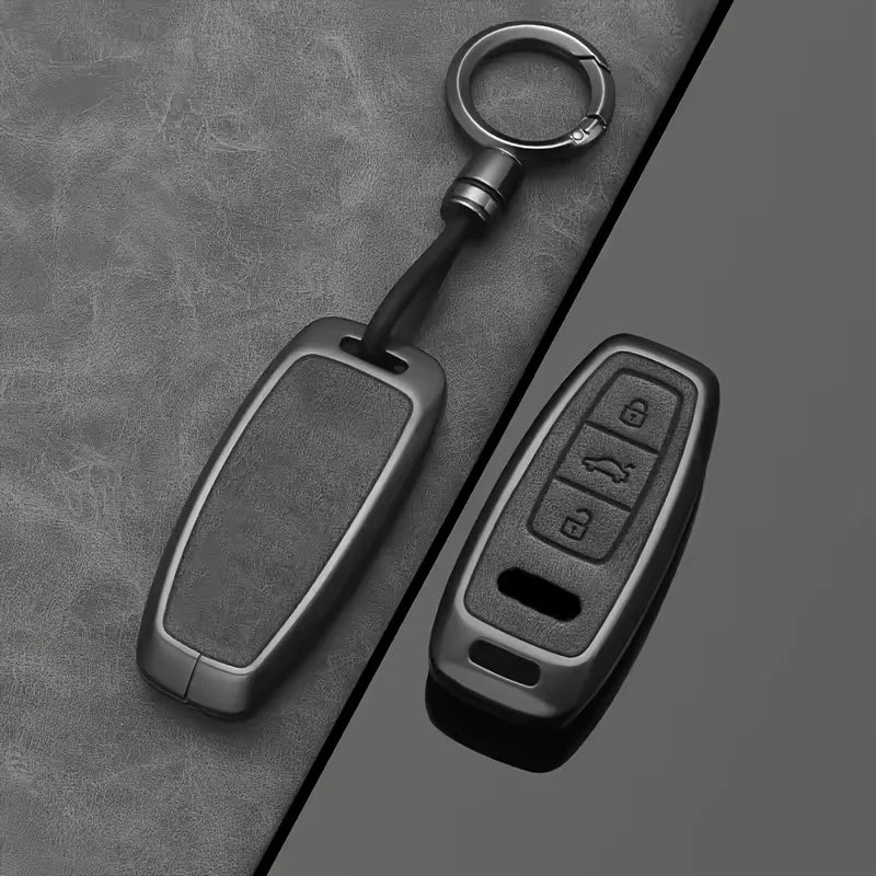 Car Key Fob Cover for Audi Q8, RS Q8, A6 C8, S6, RS6, A7, S7, RS7, A3 8Y, A8 D5, Q4, Q7 4M & e-tron GT