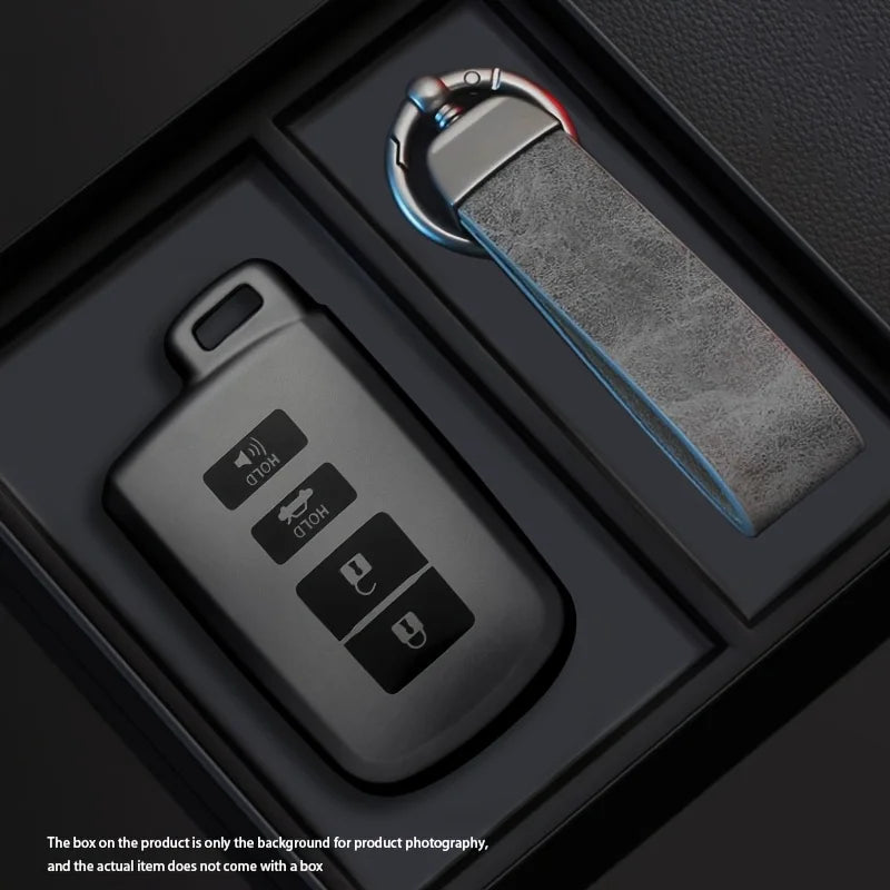 Black Warrior-Style TPU Car Key Fob Cover for Toyota Camry, Corolla, RAV4, Highlander & Avalon – 2015–2017 – 2/3/4 Buttons
