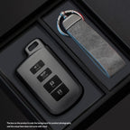 Black Warrior-Style TPU Car Key Fob Cover for Toyota Camry, Corolla, RAV4, Highlander & Avalon – 2015–2017 – 2/3/4 Buttons