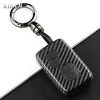 Car Key Cover Compatible with Toyota Aqua RAV4 Land Cruiser Camry Prado Corolla Prius – Carbon Fiber Style