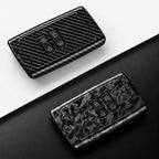 Car Key Cover Compatible with Renault Koleos Captur Megane Clio Scenic Talisman Arkana; Dacia Sandero – Carbon Fiber Style