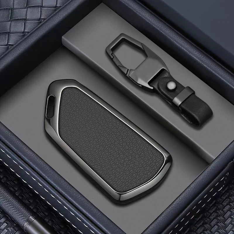 Alloy Car Key Fob Cover for Volkswagen Golf 8 MK8, ID.3, ID.4, Cupra, Skoda Octavia A8 & SEAT Leon MK4