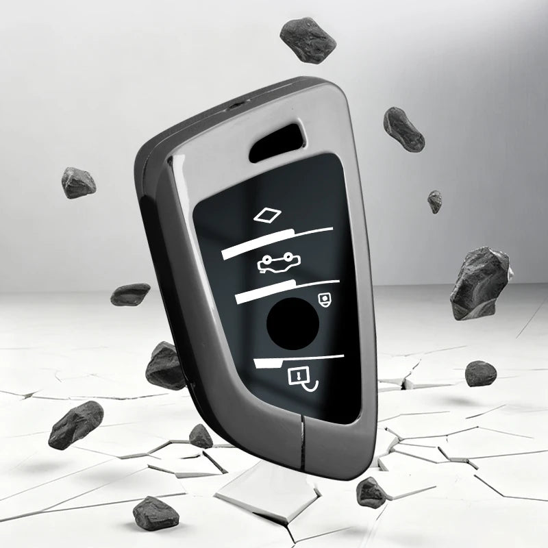 Zinc Alloy Car Key Fob Cover for BMW 1, 3, 5 & 7 Series, X1, X3, X4, X5, M3 & M4 – F10, F15, F16, F18, F20, F25, F30, E34