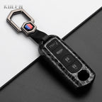 Car Key Cover Compatible with Mazda 2 3 6 Demio Atenza Axela CX-5 CX5 CX-3 CX7 CX-9 3 4 CX30 2016 2017 2018 2019 – Carbon Fiber Style