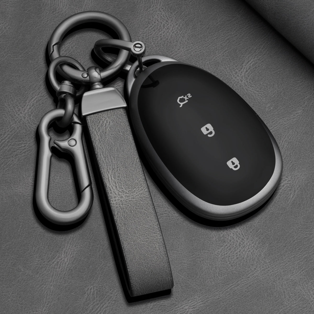TPU Car Key Fob Cover for Changan Qiyuan NEVO A07, A05, Q07, Q05, A06 & E07 – Premium Gray