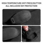 Suede Leather Remote Key Fob Cover Compatible with ZHIJI IM L7, LS7, L6, LS6