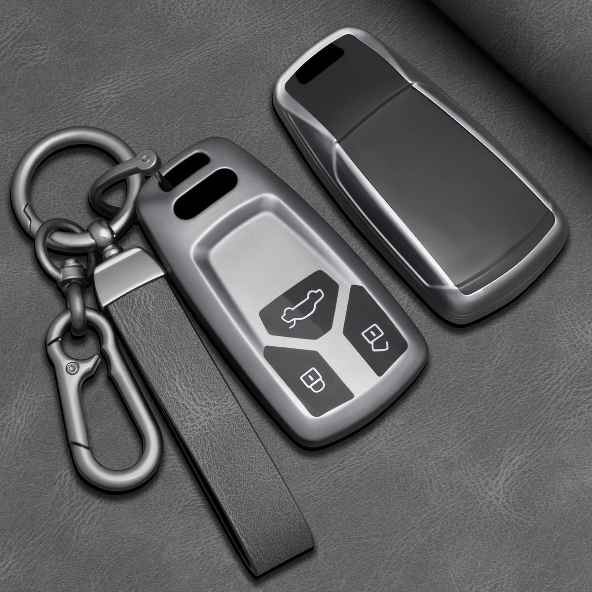 TPU Car Key Fob Cover for Audi A4 B9, A5, A6, Q5, Q7, S4, S5, S7, TT, TTS, TFSI & RS – 8S, 8W, 4M