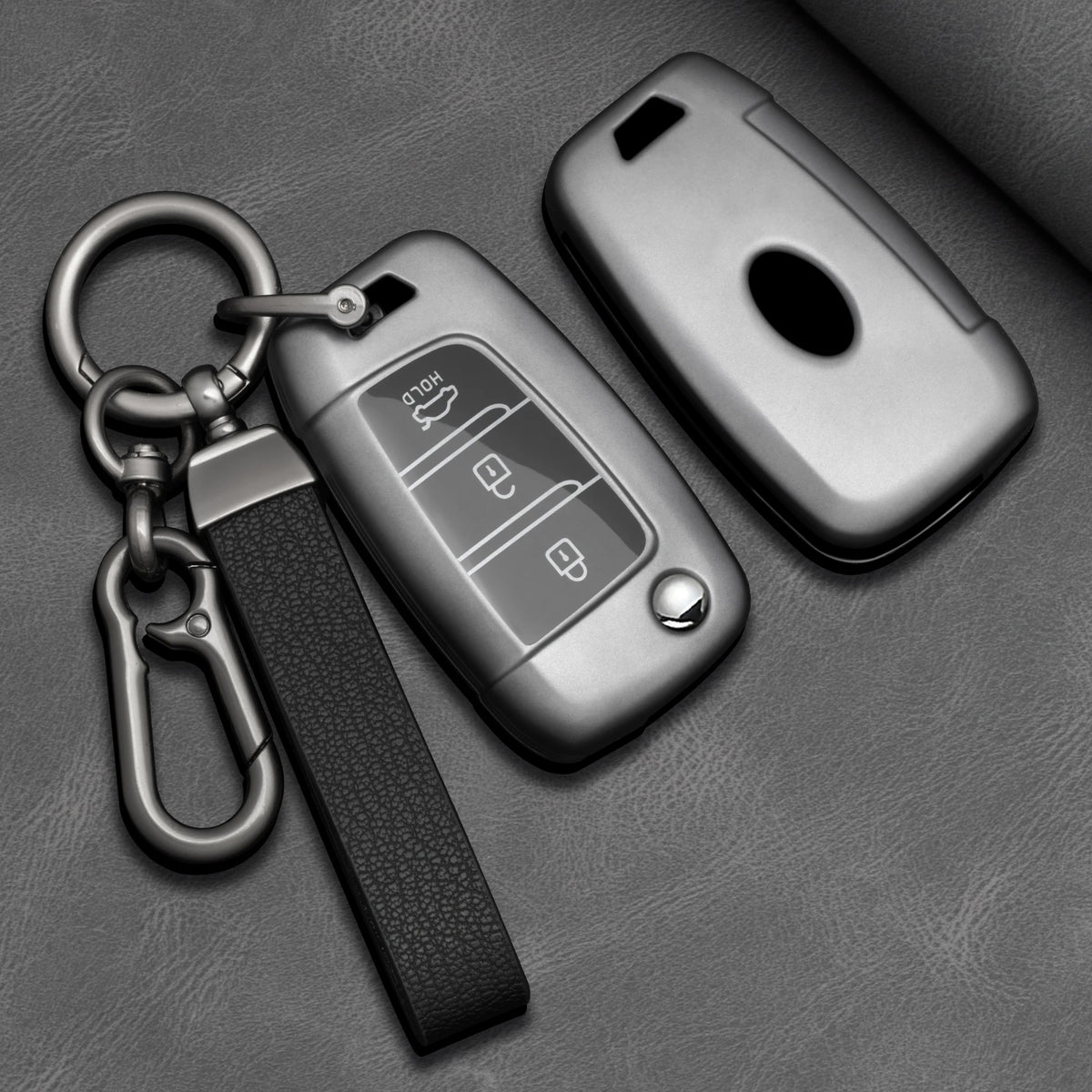 TPU Car Key Fob Cover for Hyundai Elantra, Solaris, Santa Fe, Verna, Tucson, i35, i40 & Genesis – 2017