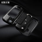 Car Key Cover Compatible with Chevrolet Cruze Aveo Trax Sail Malibu Captiva; Opel/Vauxhall Astra J Corsa Insignia Mokka – Carbon Fiber Style