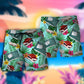 Welcome Back To School Theme Beach Shorts Pattern View For Weekend Trips And Outdoor Activities