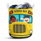 School Bus Happy Day Laundry Basket For Bathroom Bedroom Storage