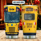 School Bus Head Personalized 20 Oz Tumbler For Coffee Travel And Daily Drinks