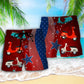 Scooter US Stars Independence Day Beach Shorts Pattern Detail For Sunny Outdoor Activities