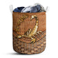Scorpio Zodiac Rattan Texture Laundry Basket For Bathroom Bedroom Storage
