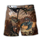 Mountain Scorpion Beach Shorts For Weekend Travel And Relaxed Casual Wear