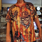 Vintage Western Skull Cowboy Americana Hawaiian Shirt Design Detail For Beach Days And Holiday Travel