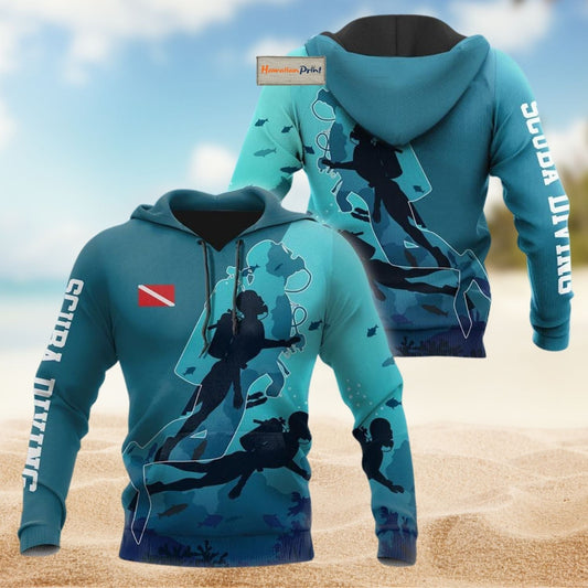 Scuba Diving Life Hoodie For Everyday Wear Outdoor Adventures And Comfortable Style