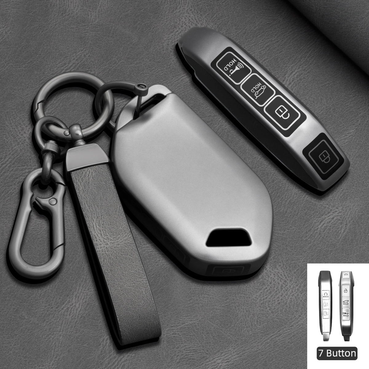 TPU Car Key Fob Cover for Kia Picanto, Sorento MQ4, Carnival KA4, Morning, K5, Carens, EV9 & Seltos – 2024–2025